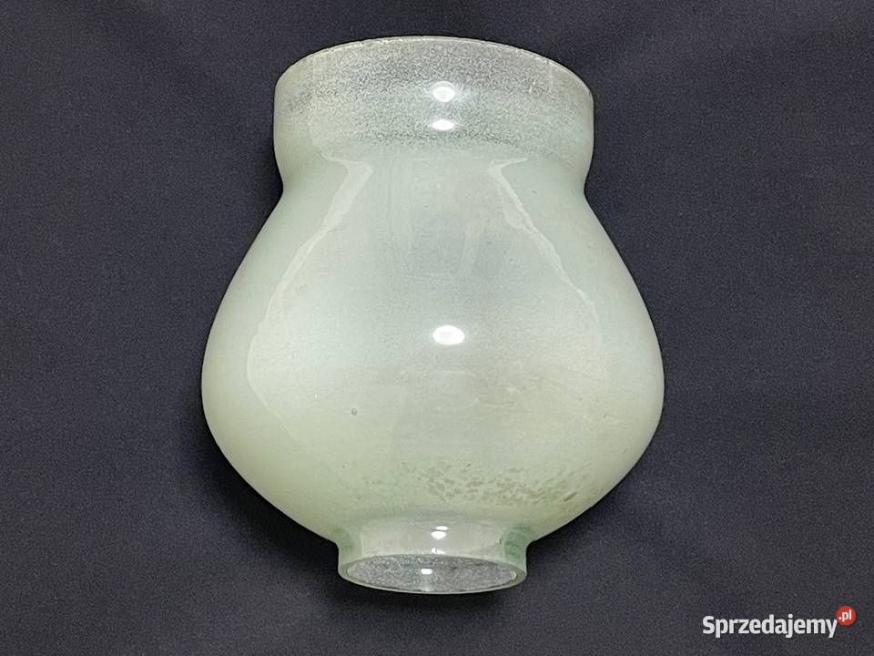 PRL klosz lampy szklany mały mleczny Kołobrzeg sprzedam
