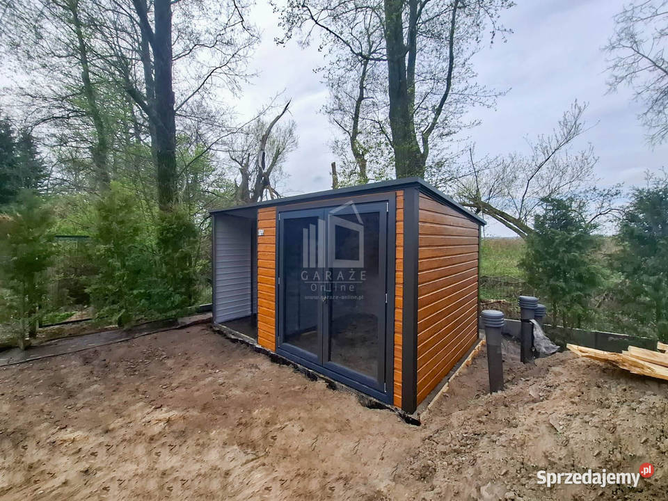 Schowek Domek Ogrodowy PREMIUM 25x25m wiata 15m Łuków