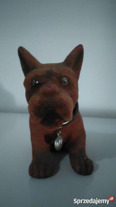 Piesek machajacy glowaoryginał PRL Pozostałe Częstochowa