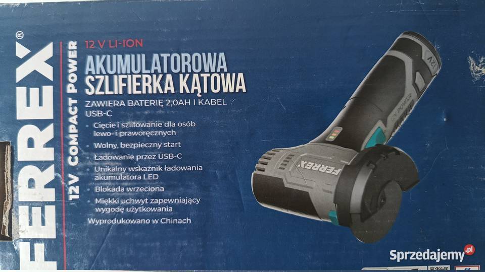 Mini szlifierka kątowa Ferrex 12V Katowice