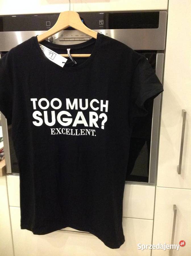 T shirt Koszulka Czarna Damska LALEI M NOWA Nowa Sól