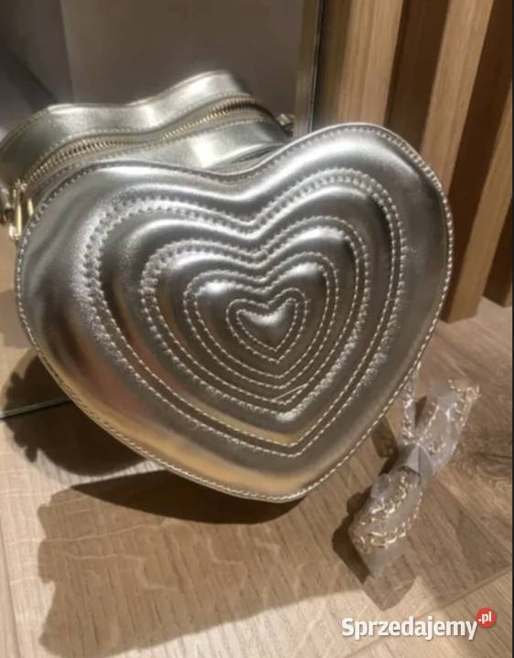 Anna Field torebka kopertówka serce złota Kraków sprzedam