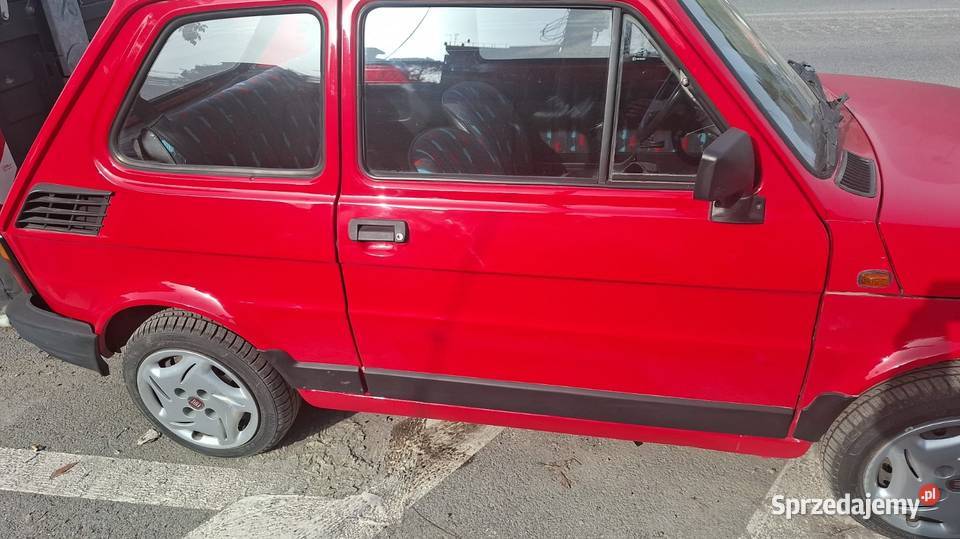 Fiat 126 p bis 1989 podłoga bez rdzy Transport beżowy Kostrzyn