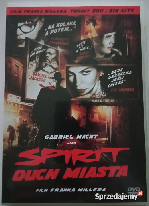 Spirit Duch Miasta DVD Samuel L Jackson Eva Filmy Łódź