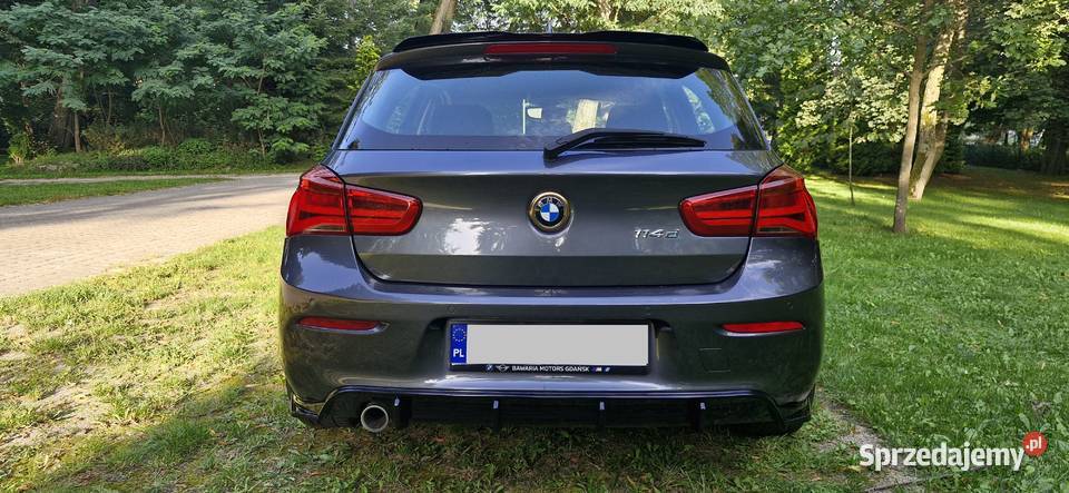 BMW Seria 1 F20 LCI 114D 2017r ładny stanniski czujnik zmierzchu Gdańsk sprzedam