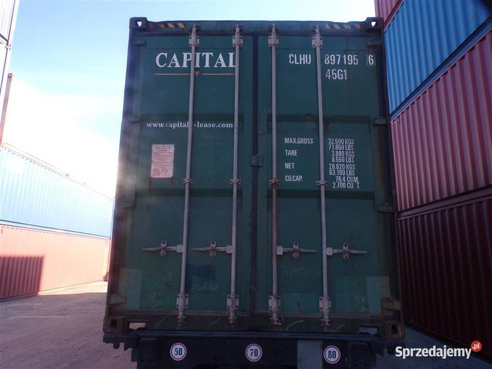 Kontener morski magazynowy budowlany 40 HC CARGO Czaplinek