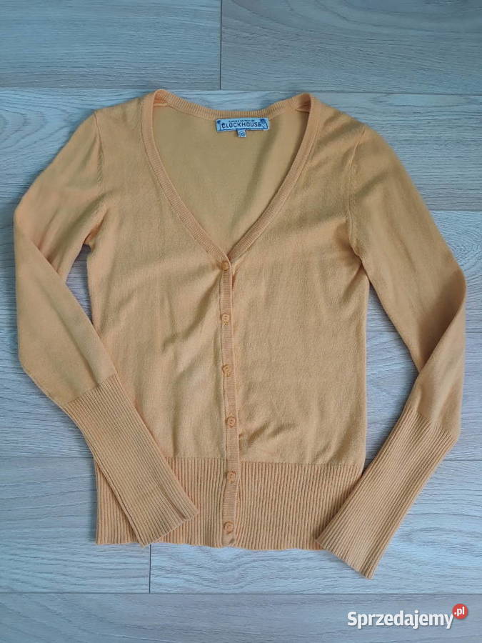 Żółty rozpinany sweterek Kraków