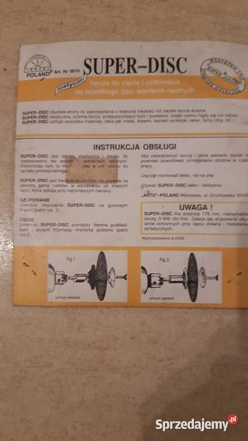 SUPERDISC Elastyczna tarcza do cięciaostrzenia Wrocław