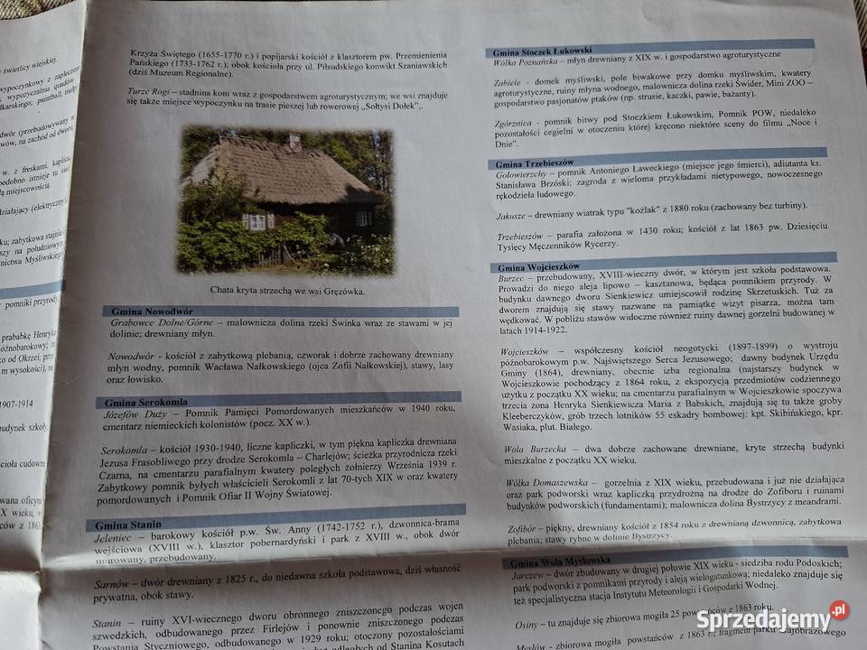 Gmina Puławy przewodnik turystyczny z mapka Rok wydania 2013 Kraków sprzedam