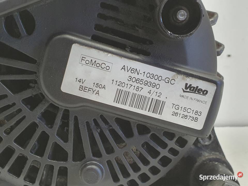 ALTERNATOR Ford Focus III MK3 16 TDCI Układ elektryczny silnika Rudka