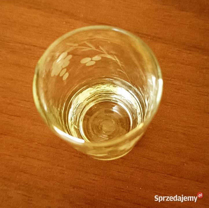 Kieliszji drobne grawerowane 5 Łódź sprzedam
