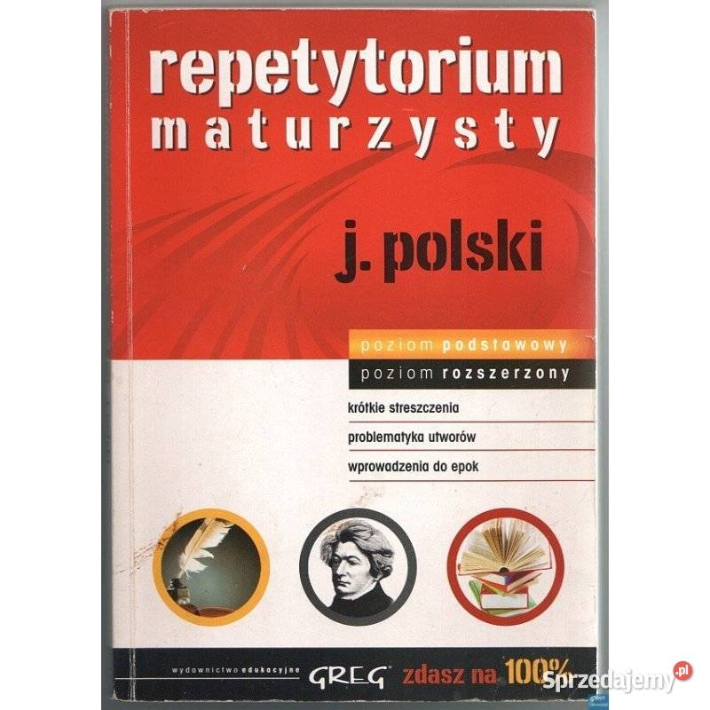 Repetytorium Maturzysty Język Polski mazowieckie Siedlce sprzedam