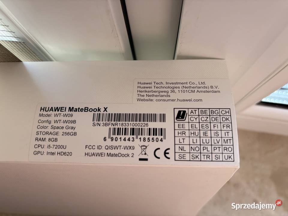 LAPTOP 13 HUAWEI MATEBOOK X MODEL WTW09 Konopnica