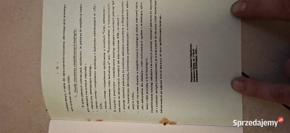 Kalkulacja kosztorysowa robót budowlanych Łęczyca sprzedam