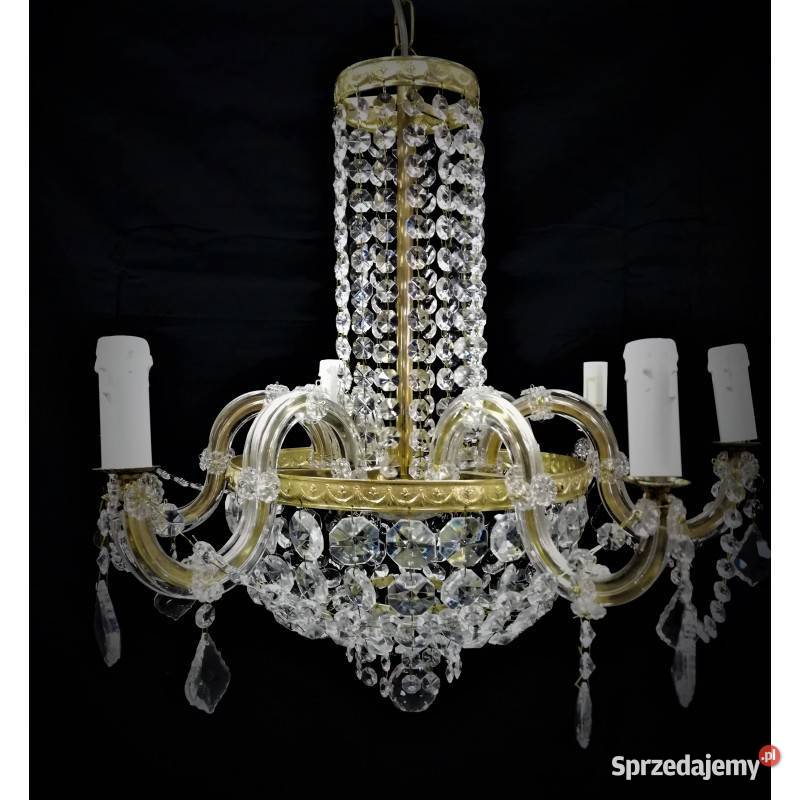 Złota lampa Paris z ramionami 69 opolskie Opole