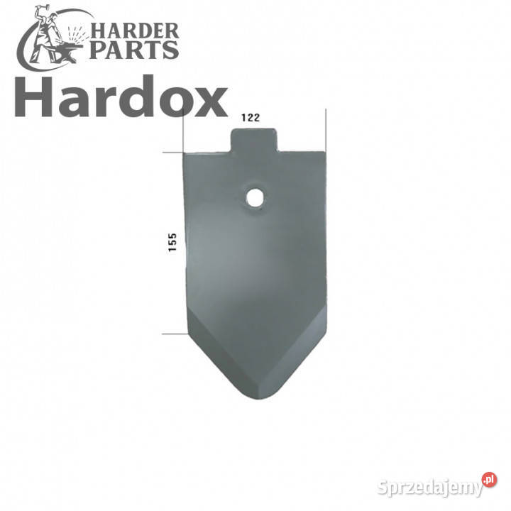 Dziób HARDOX 3374388/S części do grubera agregatu LEMKEN