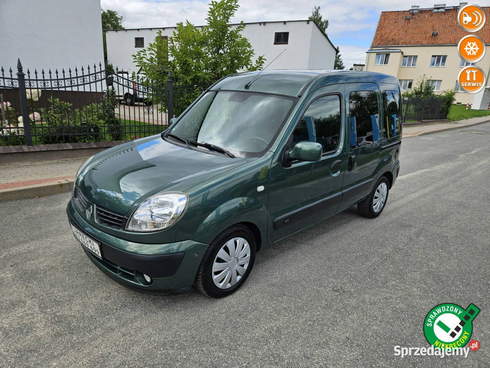 Renault Kangoo Opłacony Zdrowy Zadbany ESP Kisielice