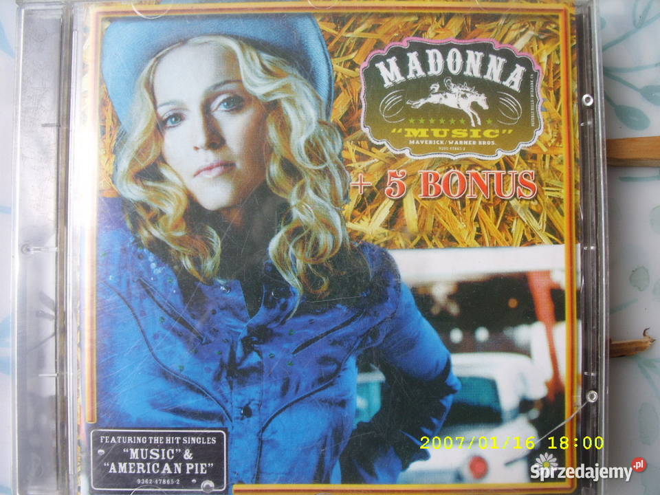POP CD MADONNA MUSIC Wołów sprzedam