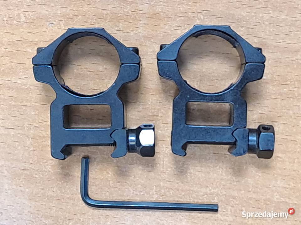 Montaż dwuczęściowy wysoki 1 szyna 22 mm Pozostałe Łódź