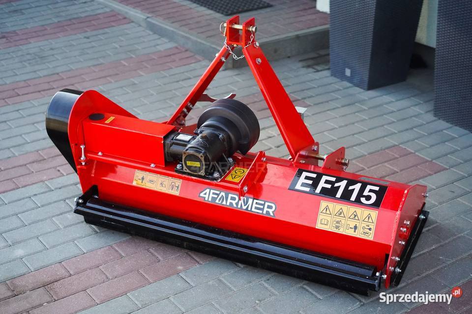 Kosiarka bijakowa EF 105 4FARMER czerwona nieuszkodzony Tajęcina