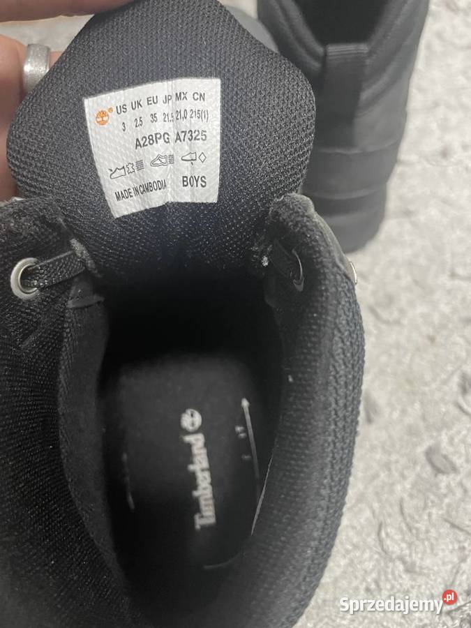 Buty zimowe chłopięce Timberland 35 czarny Chełm