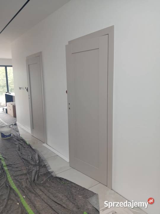 Drzwi BEZPRZYLGOWE na ramie drewnianej KASZMIR Łódź