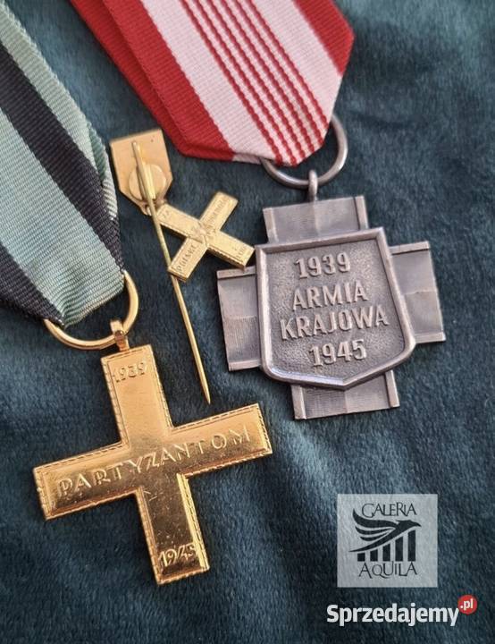 Zestaw odznaczeń żołnierzu AK Wejherowo