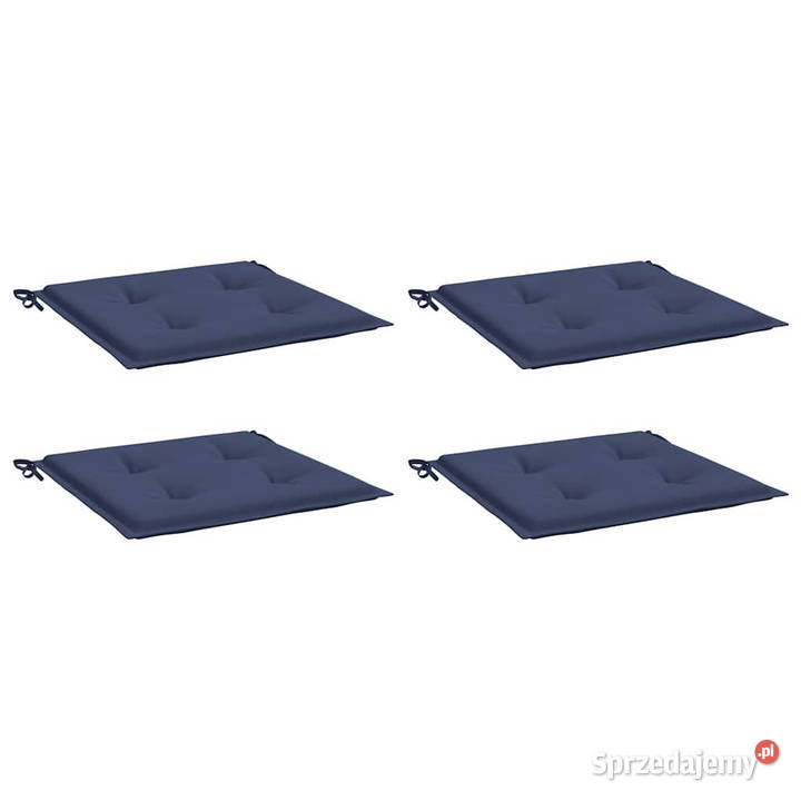 Poduszki na palety 4 granatowe 40x40x3 tkanina mazowieckie sprzedam