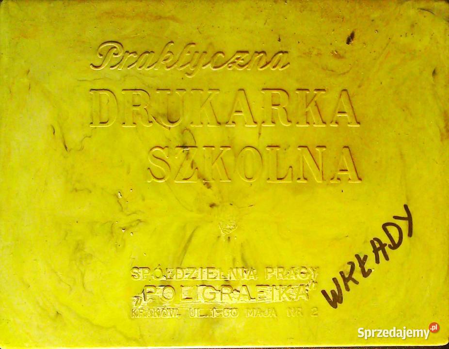 Plastikowe pudełko szkolnej drukarce 145x115 Kraków