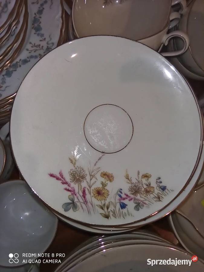 Filiżanka do herbaty z talerzykiem deserowym Antyki, Sztuka, Kolekcje Gdańsk