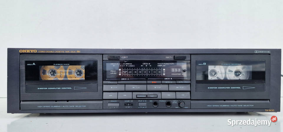 Onkyo TA W 30 TAW30 magnetofon casette deck Międzychód