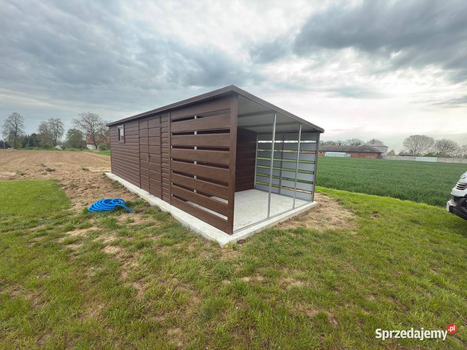 Garaż Blaszany Domek ogrodowy 10x3 profil Piotrków Trybunalski