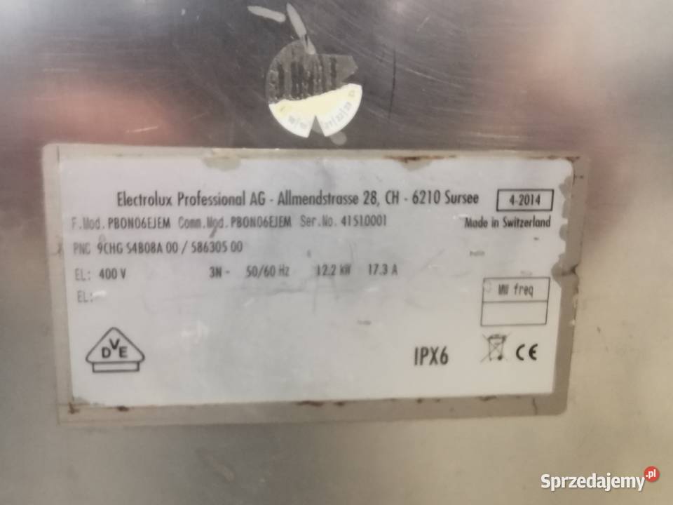 Kocioł elektryczny ELECTROLUX 65 litrów Krotoszyn