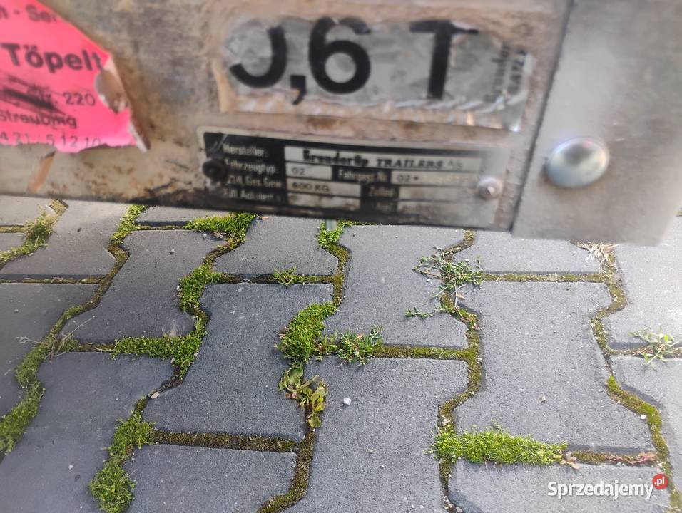 Przyczepka samochodowa Brenderup burtowe Przyczepy i naczepy Piekoszów sprzedam