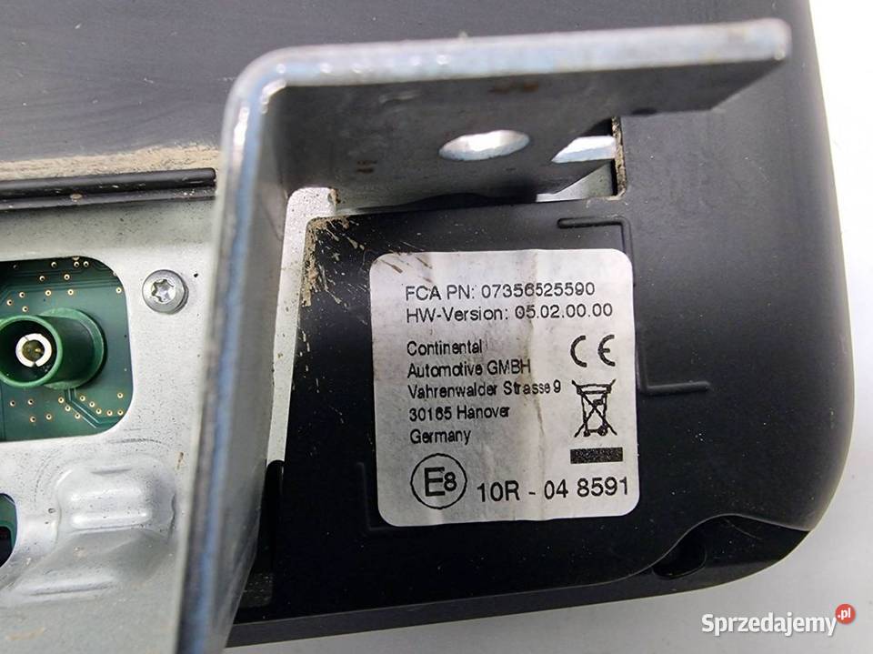 WYŚWIETLACZ PANEL FIAT TIPO II 07356525590 Pozostałe kujawsko-pomorskie Lipno