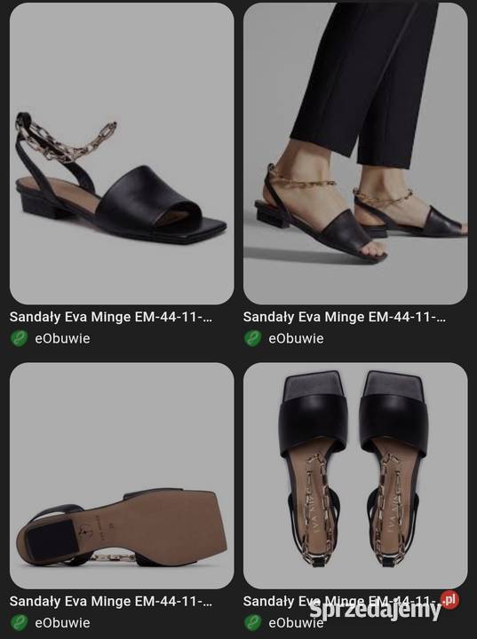 Sandały Eva Minge 39 skóra naturalna Gdańsk