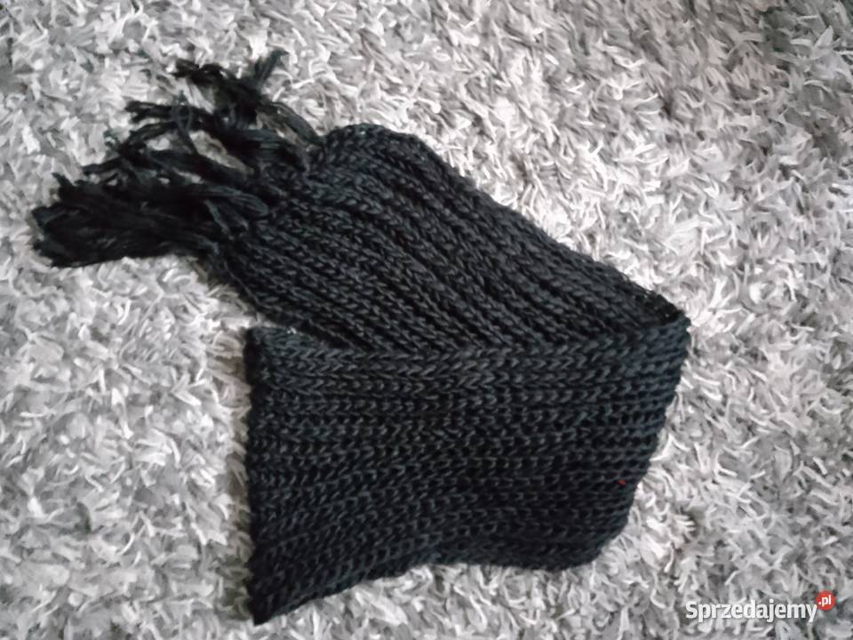 Duży szalik damski czarny Chrzanów sprzedam