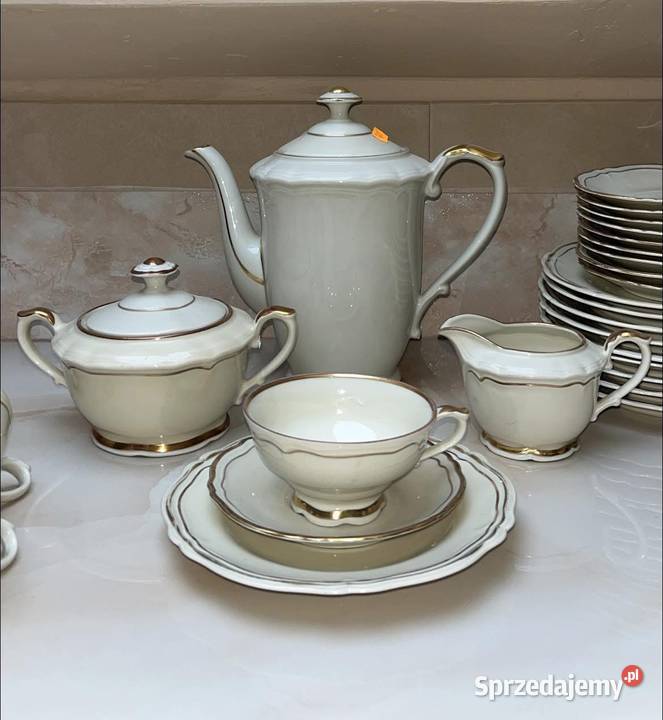 Serwis na 9 osób Hackefors Szwecja Ręcznie