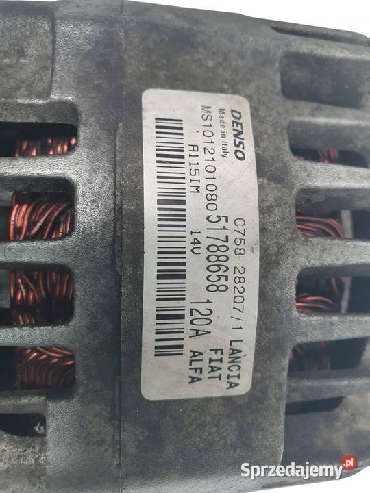 ALTERNATOR Fiat Bravo II 14 TJET denso 51788658 lubelskie