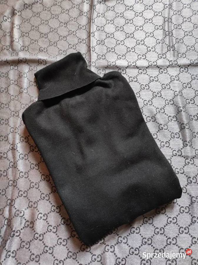wełna hoher sweter golf dopasowany MSCH