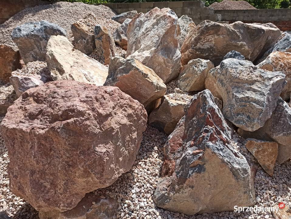 Grys Różowy 816 mm kamień naturalny do ogrodu Dom i Ogród Oświęcim sprzedam