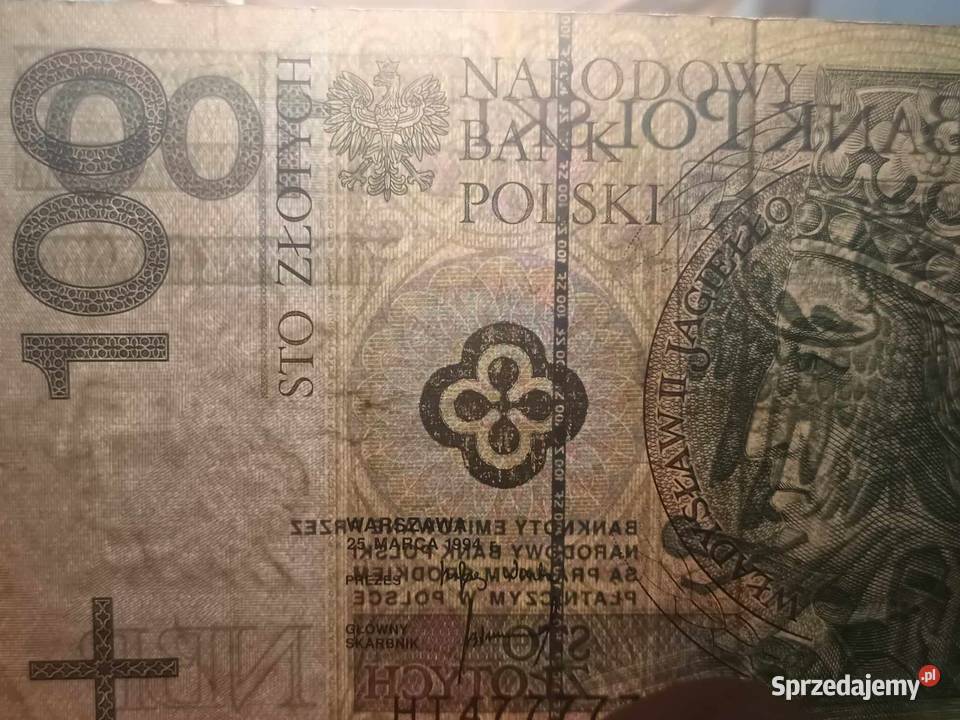 100 złotych super radar 30 lat pierwszej serii Numizmatyka Warszawa
