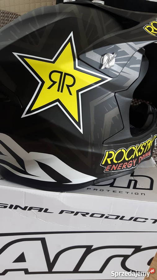 Kask Airoh Twist Rockstar BiałoCzarny Akcesoria