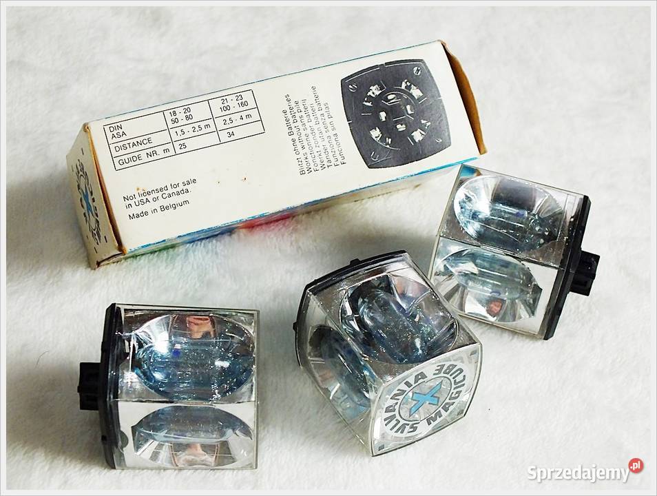 Żarówki błyskowe Sylvania Magicube X flash cube