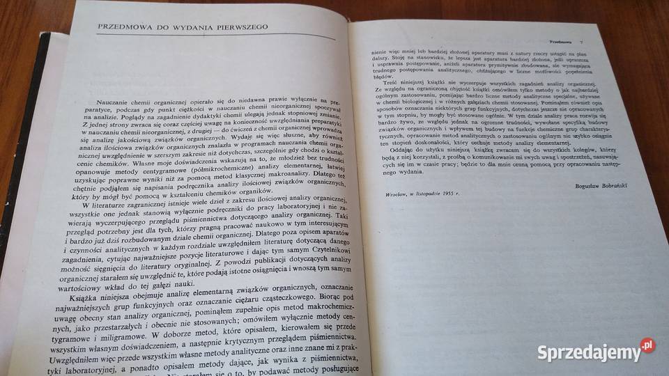 Analiza ilościowa związków organicznych Bogusław Gdańsk