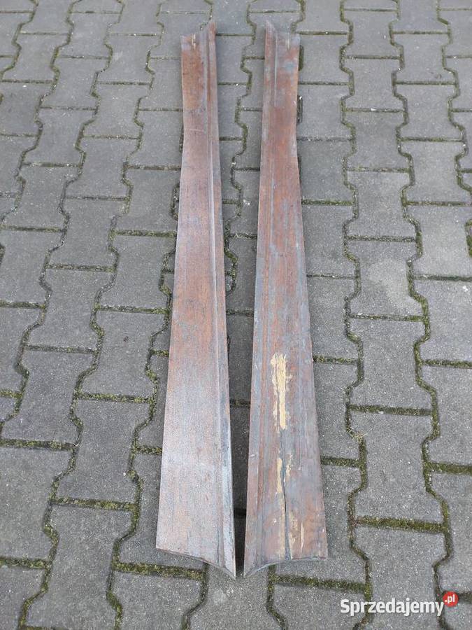 Stare dębowe stopnie zewnętrzne na progi VW Tczew