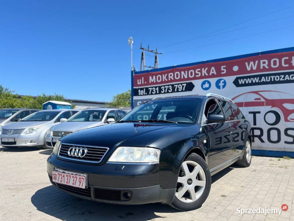 Audi A6 24 Benzyna Skóry Klima Super StanZamiana Wrocław