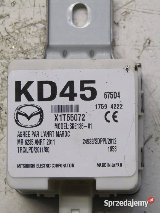 MODUŁ STEROWNIK ANTENY MAZDA CX5 CX5 KE