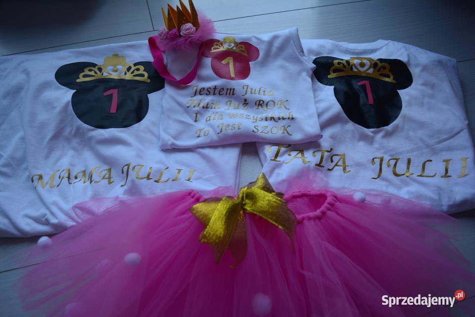 Komplet tutu na roczek dziewczynki 12m+ Waćmierz