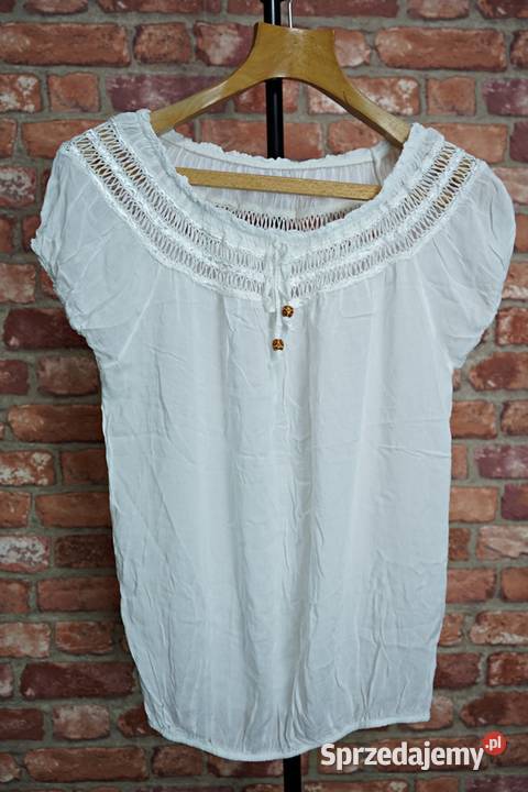 Biała cienka Bluzka Topy i koszulki Warszawa